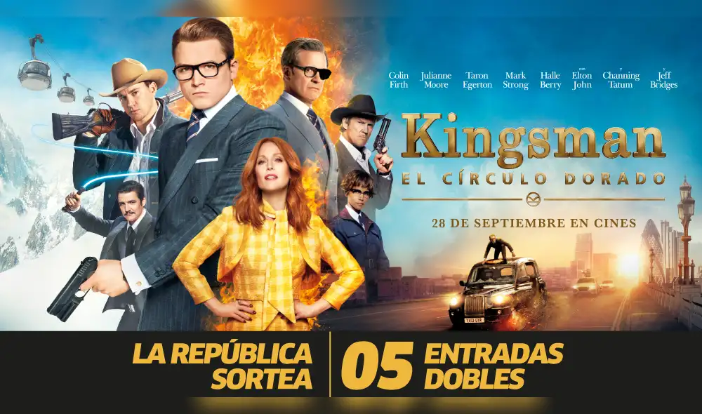 La República te lleva al cine a ver "Kingsman: El círculo dorado" La República te lleva al cine a ver "Kingsman: El círculo dorado"