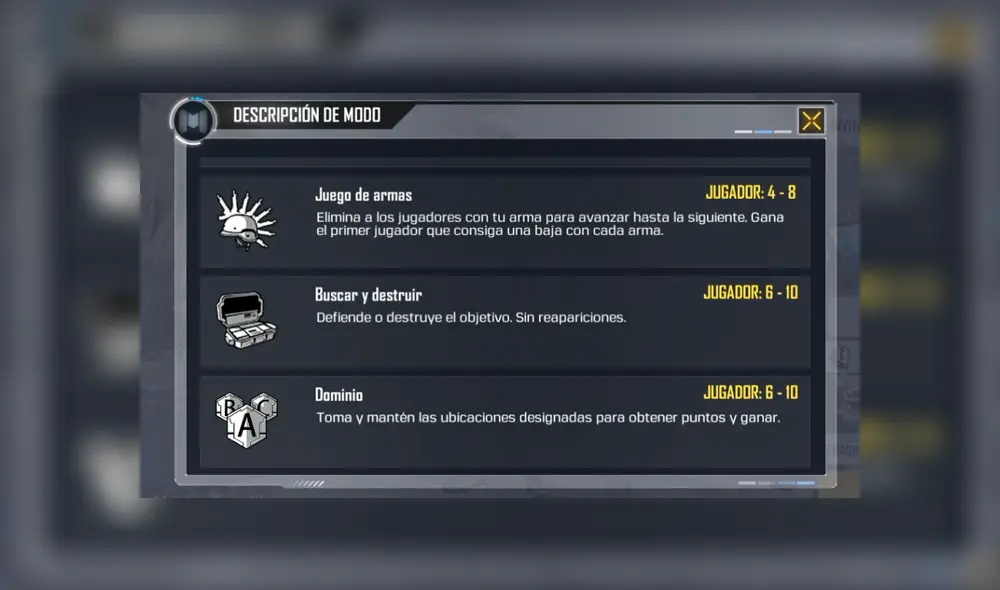 Modos de juego de Call of Duty Mobile (además del Battle Royale)
