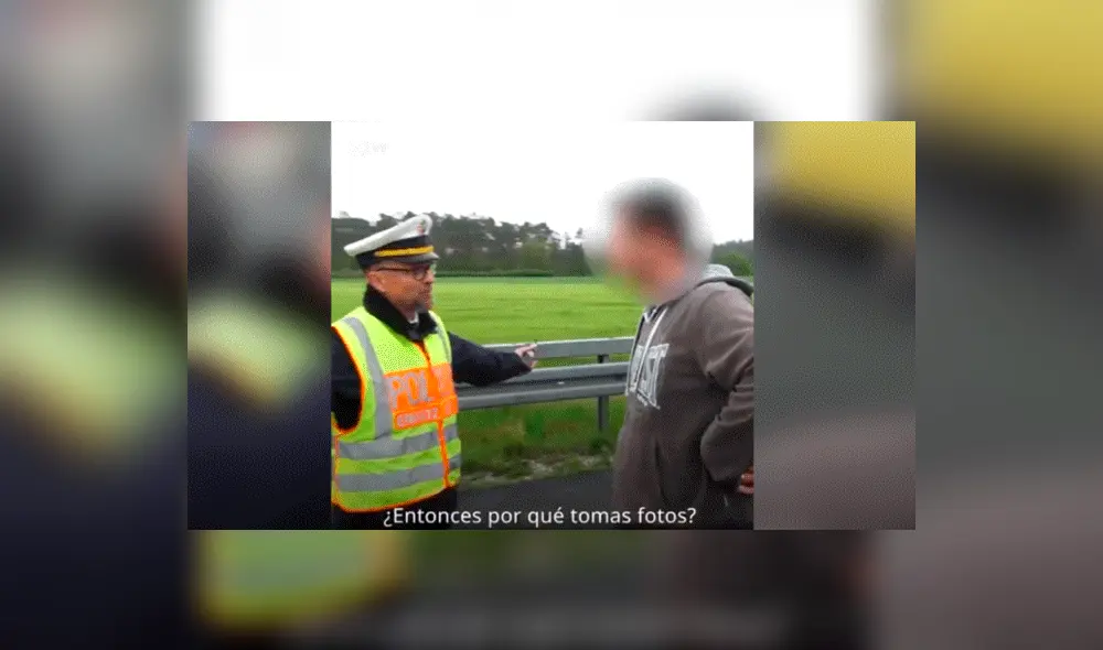 Facebook viral: Policía da incomparable discurso a chofer que tomaba fotos de trágico accidente