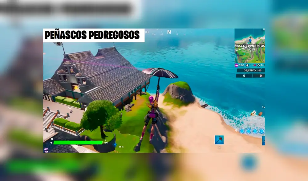 Completa los desafíos Mar Adentro de la semana 1 de la temporada 11 de Fortnite.