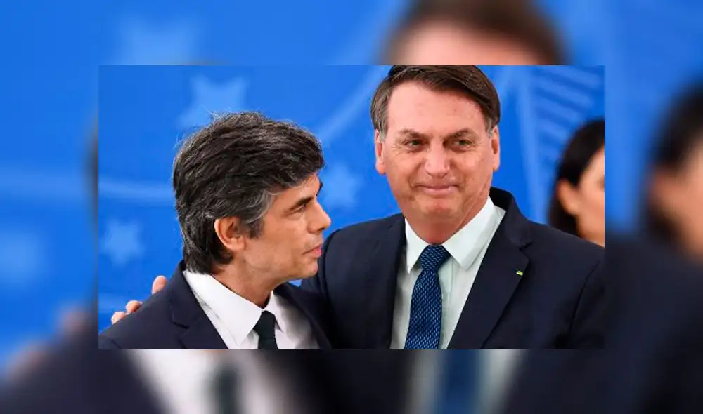 Neslon Teich y Jair Bolonaro. Foto: AFP. Neslon Teich y Jair Bolonaro. Foto: AFP.