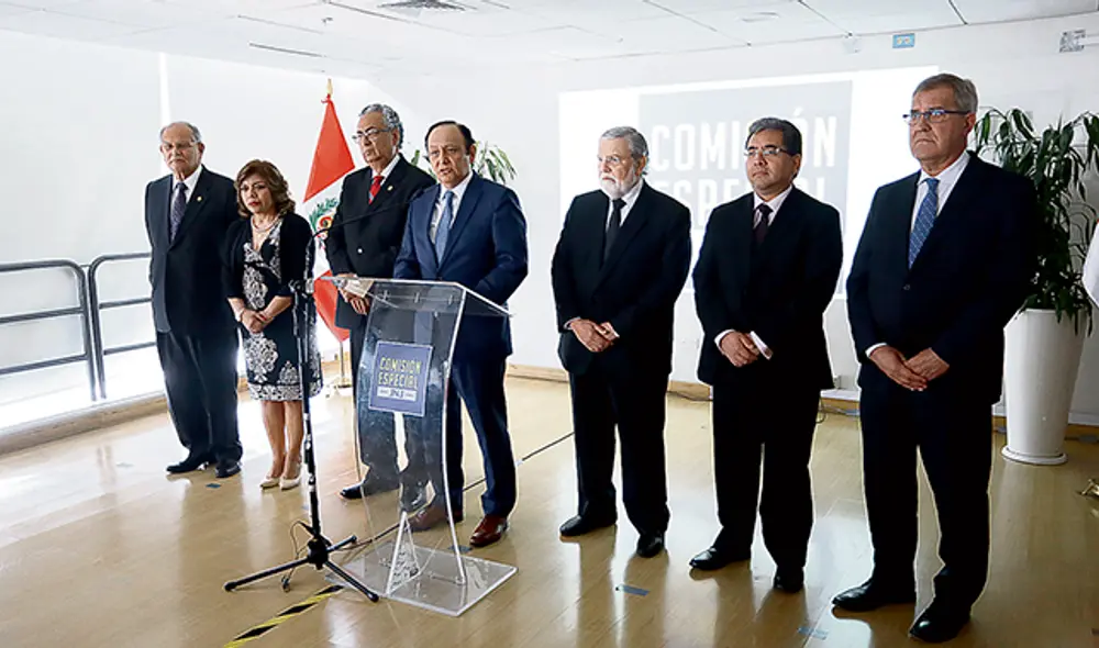 Responsables. La Comisión Especial evaluó candidatos y definió integrantes de la JNJ.