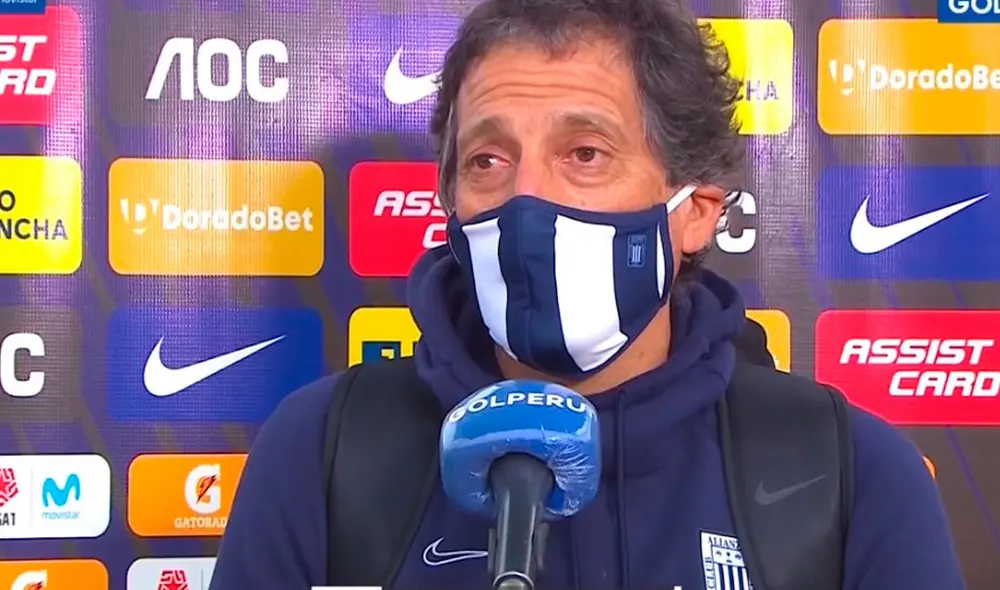 Mario Salas sumó su cuarto partido sin conocer la victoria con Alianza Lima. Foto: Captura/GOLPERÚ