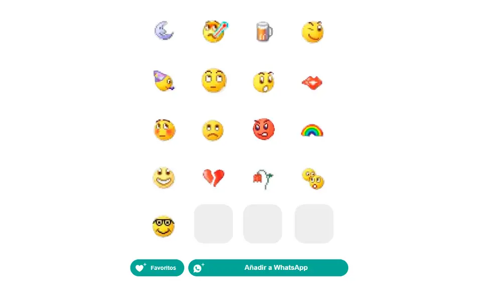 Pulsa 'Añadir a WhatsApp' para agregar los stickers a tu Android o iPhone. Foto: Wistickers