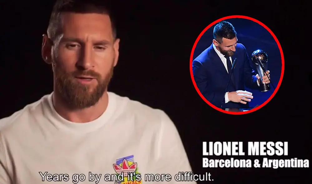 Lionel Messi se alzó como el ganador al premio The Best. Lionel Messi se alzó como el ganador al premio The Best.