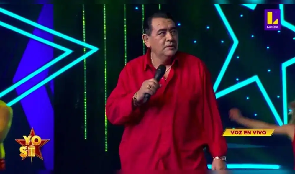 El imitador de Tito Nieves cantó “Fabricando fantasías” en Yo soy. Foto: captura Latina