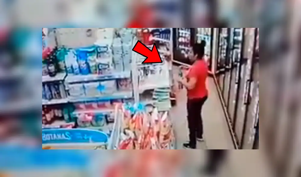 Facebook Viral: mujer es captada untándose líquido limpiador en su zona íntima para robar en tienda 