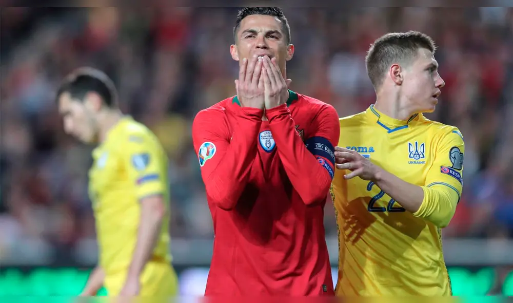 Portugal no pudo con Ucrania e igualó 0-0 en el regreso de Cristiano Ronaldo [RESUMEN]