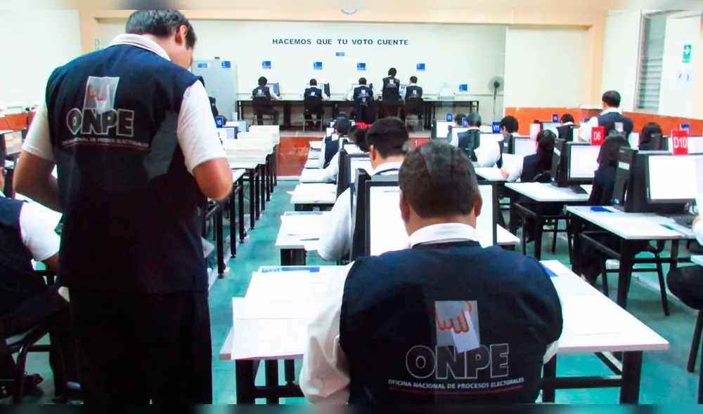 ONPE concluyó con procesar actas electorales del Referéndum 2018