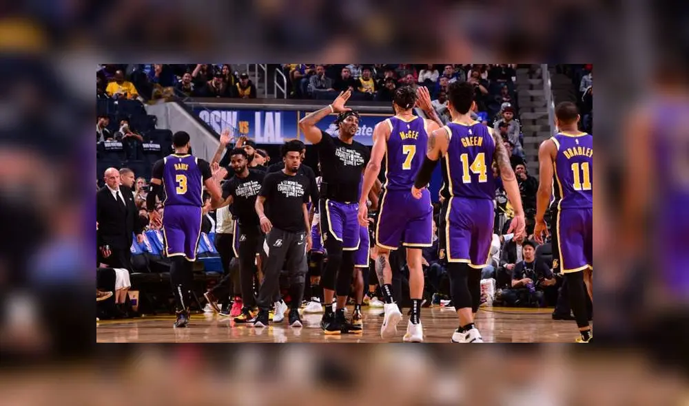 La ofensiva de los Lakers no extrañó a LeBron James. Foto: NBA MX La ofensiva de los Lakers no extrañó a LeBron James. Foto: NBA MX