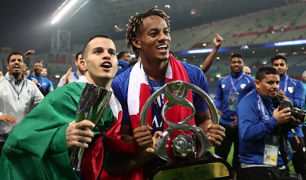 El futbolista peruano André Carrillo analizó el duelo que sostendrá frente al Flamengo con el Al Hilal por las semifinales del Mundial de Clubes 2019. El futbolista peruano André Carrillo analizó el duelo que sostendrá frente al Flamengo con el Al Hilal por las semifinales del Mundial de Clubes 2019.