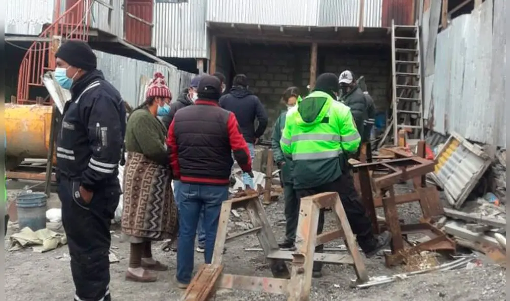 La necropsia determina´causas de muerte de minero. Foto: Difusión. La necropsia determina´causas de muerte de minero. Foto: Difusión.