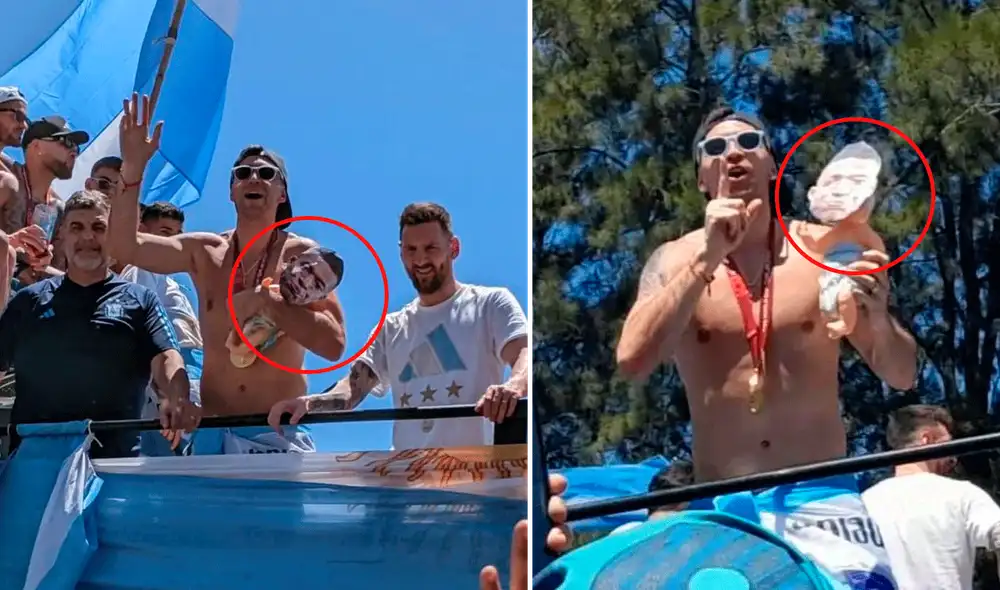 'Dibu' Martínez ganó el guante de oro del Mundial Qatar 2022. Foto: composición LR/difusión