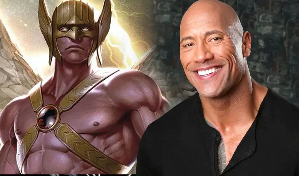 Dwayne Johnson anunció la identidad del actor que dará vida a Hawkman. Foto: composición/DC Comics