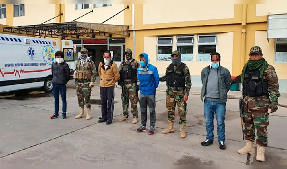 Cusco. Detenidos fueron recluidos en el penal de San Judas Tadeo. Foto: PNP
