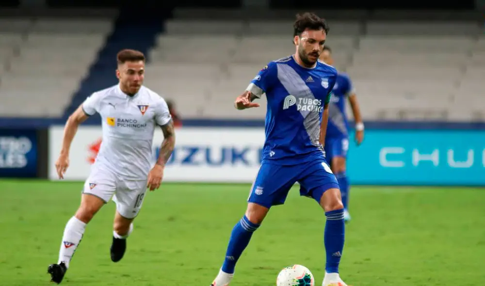 LDU de Quito y Emelec juegan este miércoles por la fecha 8 de la fase 2 de la LigaPro de Ecuador. Foto: Twitter / @CSEmelec LDU de Quito y Emelec juegan este miércoles por la fecha 8 de la fase 2 de la LigaPro de Ecuador. Foto: Twitter / @CSEmelec