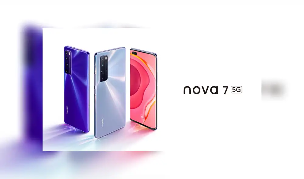 Lanzamiento oficial del Huawei Nova 7 5G y Huawei Nova 7 Pro 5G.