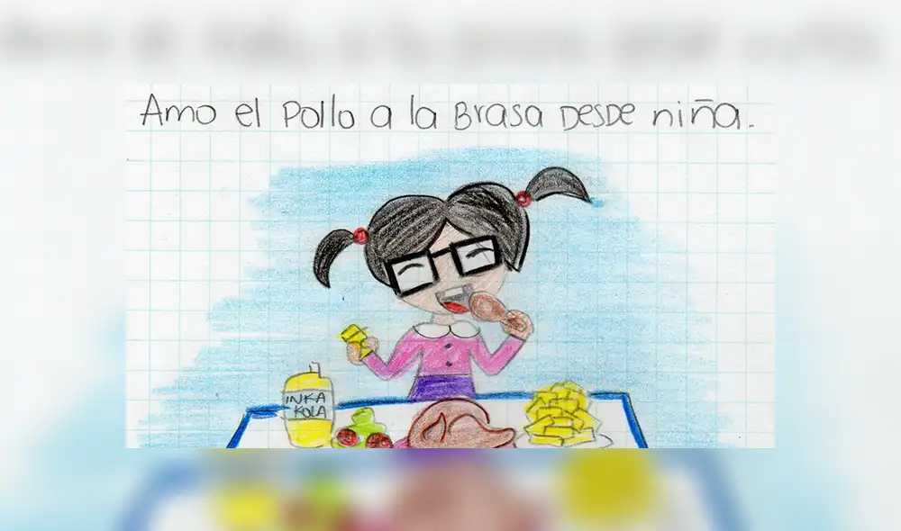 Vía Facebook: La romántica historia de amor entre una joven y un pollo a la brasa cautiva a los usuarios [FOTOS] 