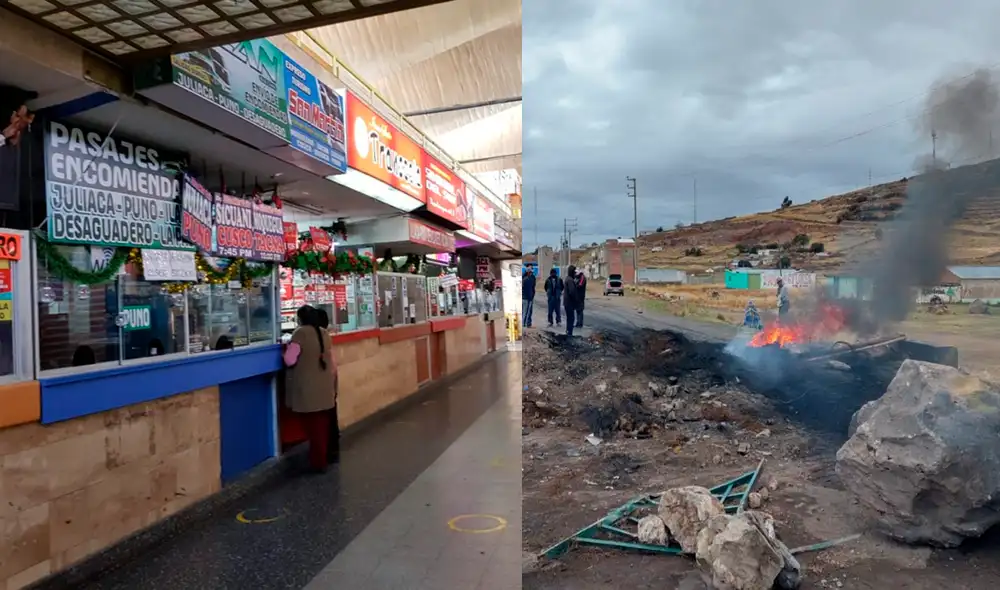 Transporte interprovincial a causa de protestas. Foto: La República