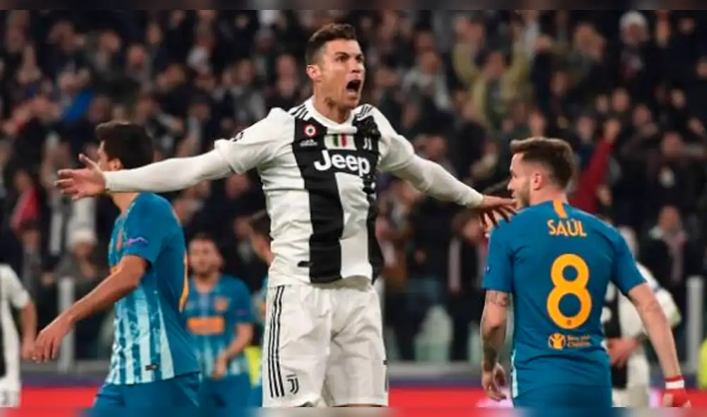 Cristiano Ronaldo imitó la polémica celebración de Simeone tras la eliminación del Atlético