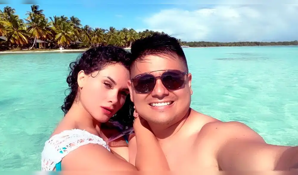 Génesis Tapia y su esposo  Foto: Instagram