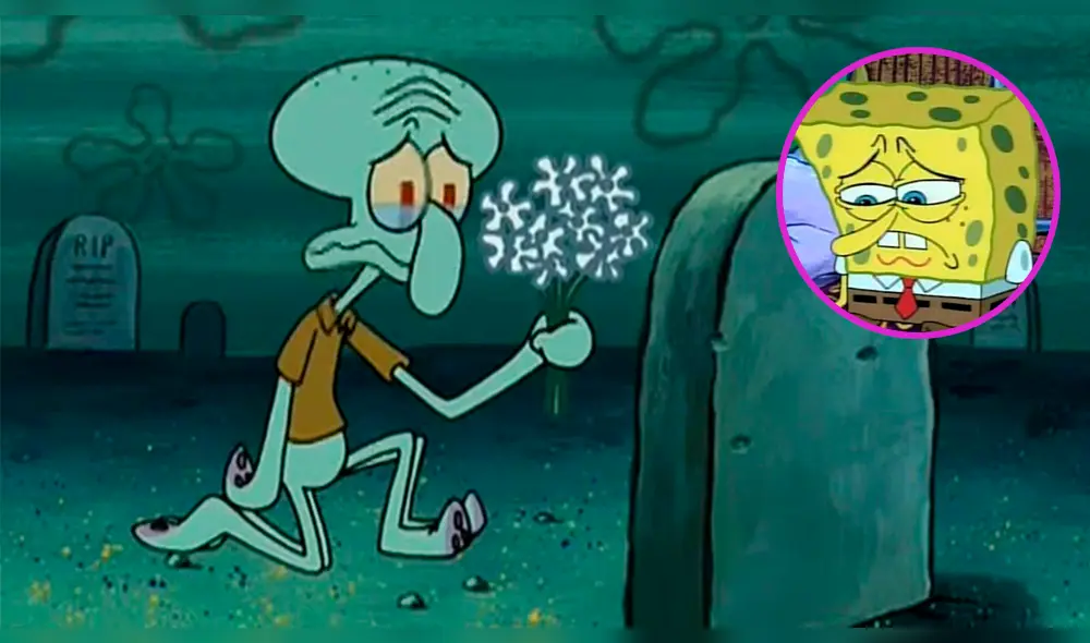 Facebook: Bob Esponja murió y Calamardo se despide de él en desgarrador audio [VIDEO]