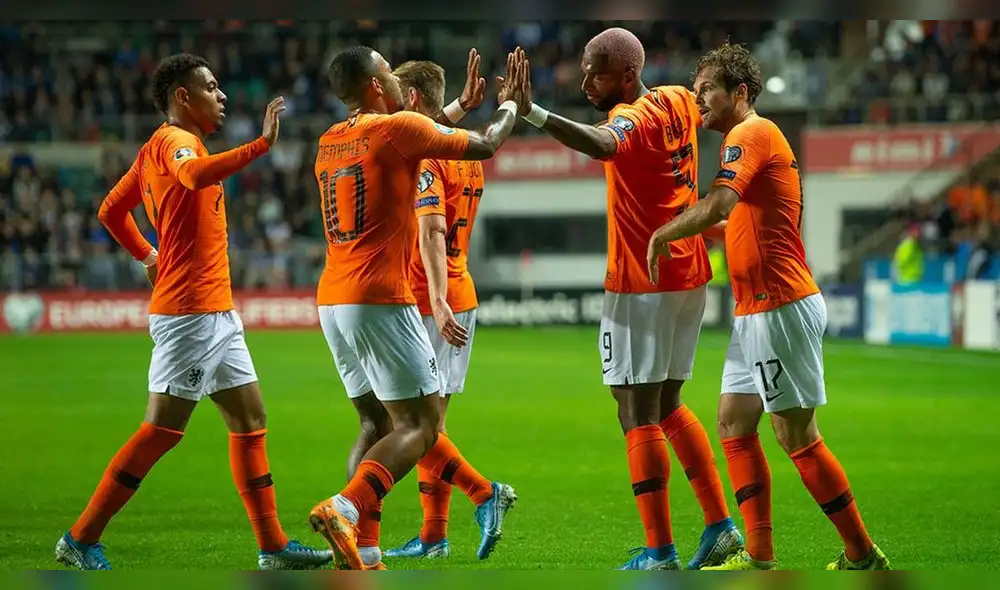 Holanda contra Austria, Ucrania y el ganador de la repesca C. Foto: AFP.