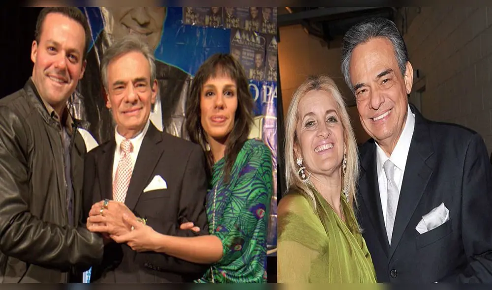 José José con hijos y esposa José José con hijos y esposa