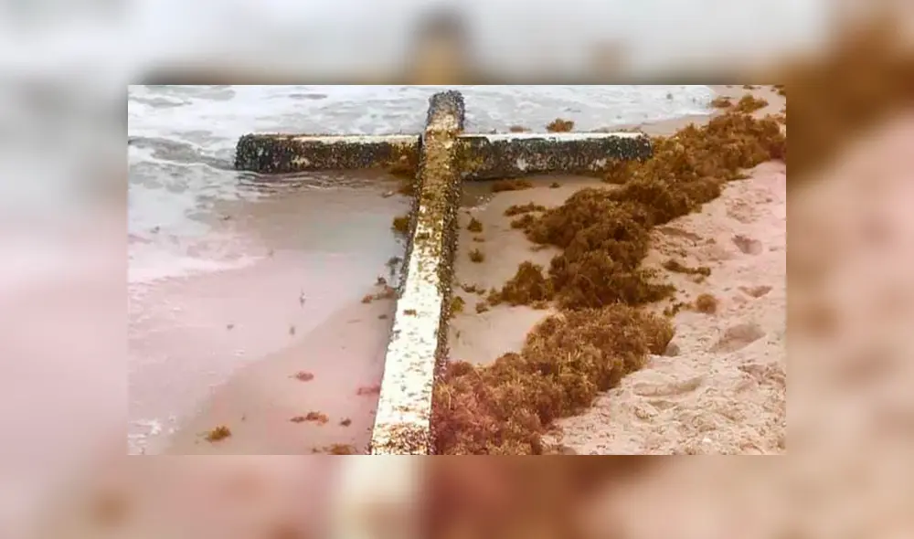 Facebook Viral: enorme cruz llega a playa de EE.UU. y miles piensan que es una señal divina [VIDEO]
