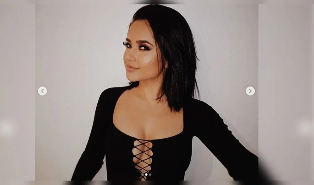¿Becky G se operó el busto? fotos la dejaría en evidencia