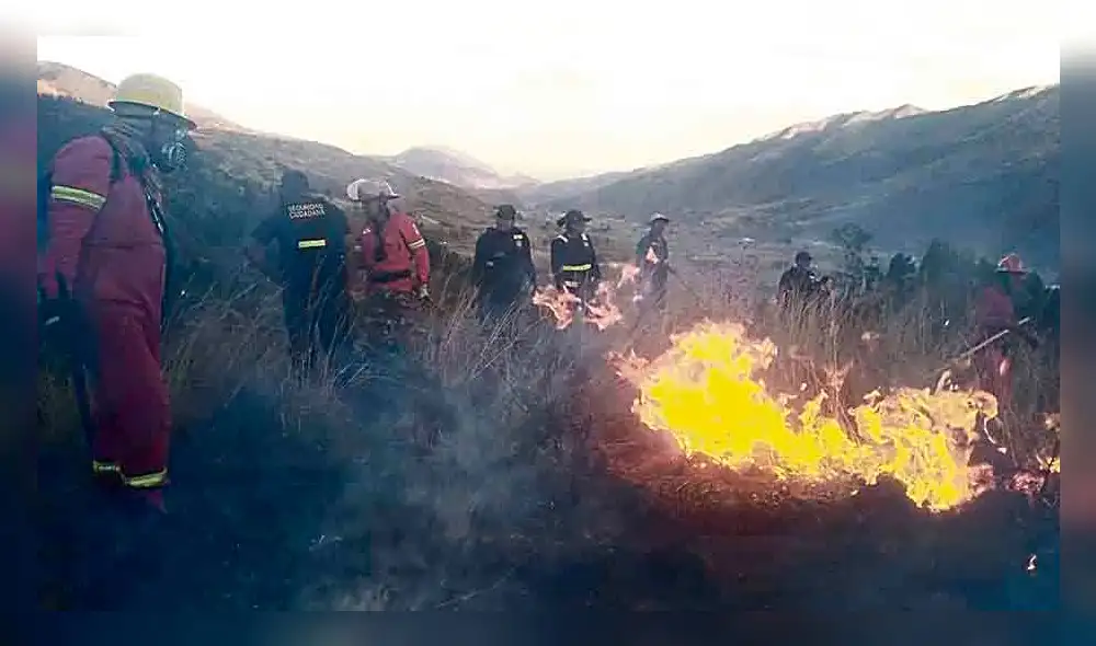 destrucción. Incendio forestal destruyó dos mil hectáreas.