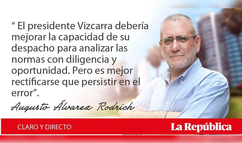 Una metida de pata y su rectificación