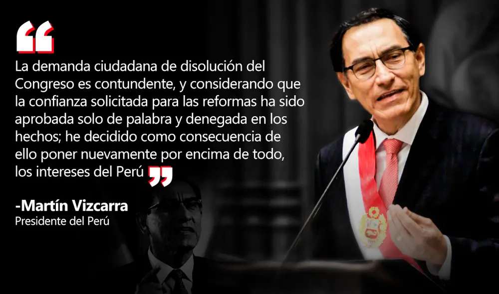 Las frases que dejó el mensaje a la nación del presidente Martín Vizcarra [FOTOS]