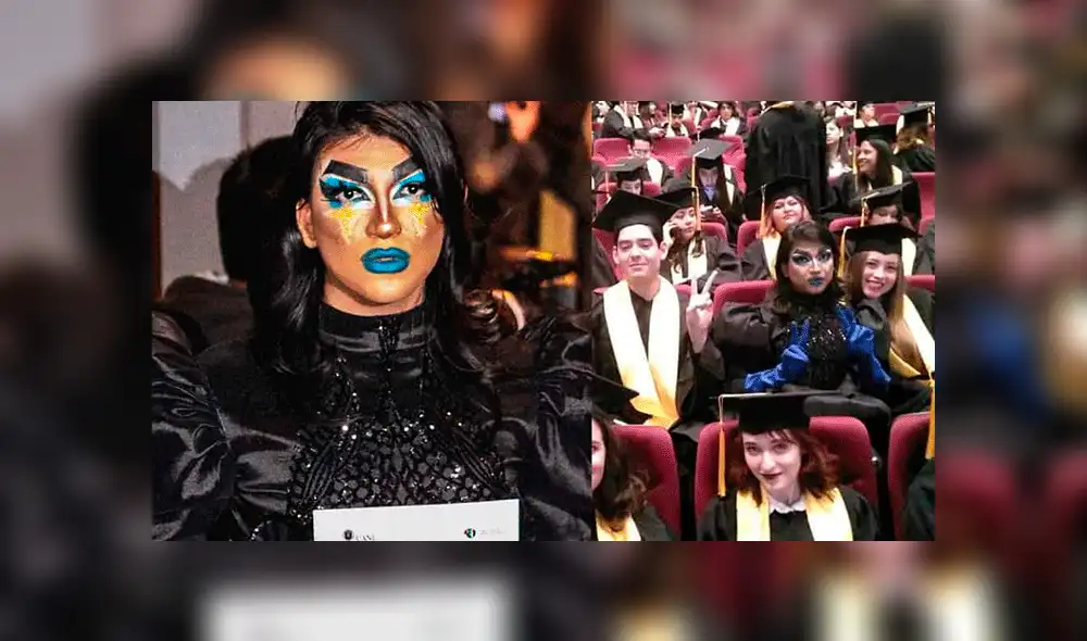 Facebook: joven acude a su ceremonia de graduación vestido de Drag Queen [FOTOS]