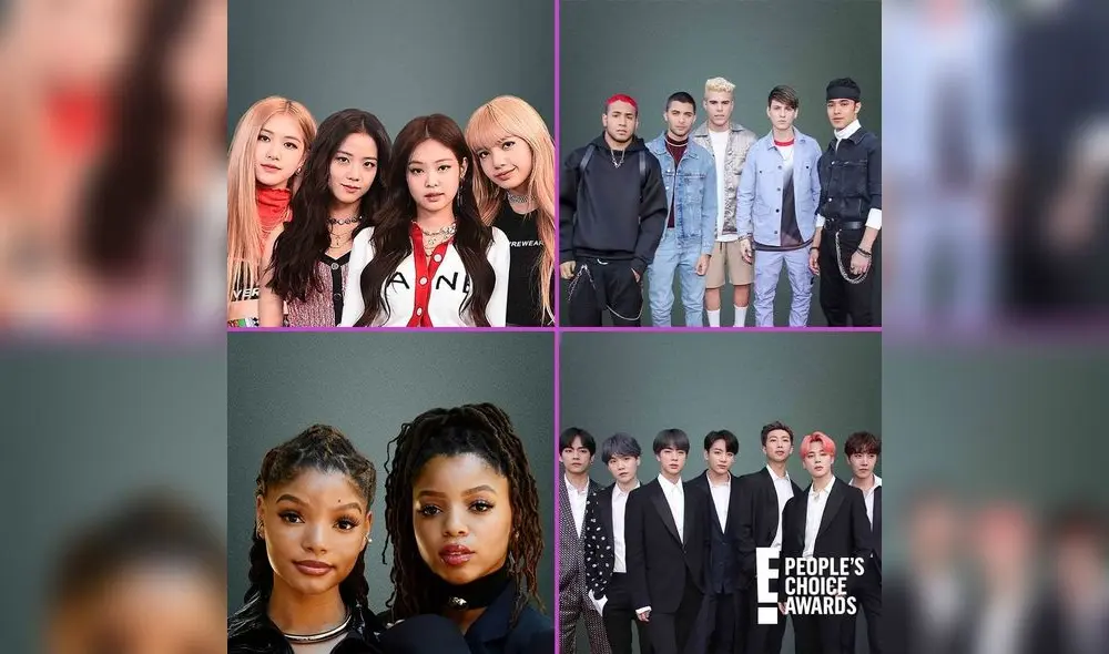 Nominados a los PCAs 2020. Foto: E! Nominados a los PCAs 2020. Foto: E!