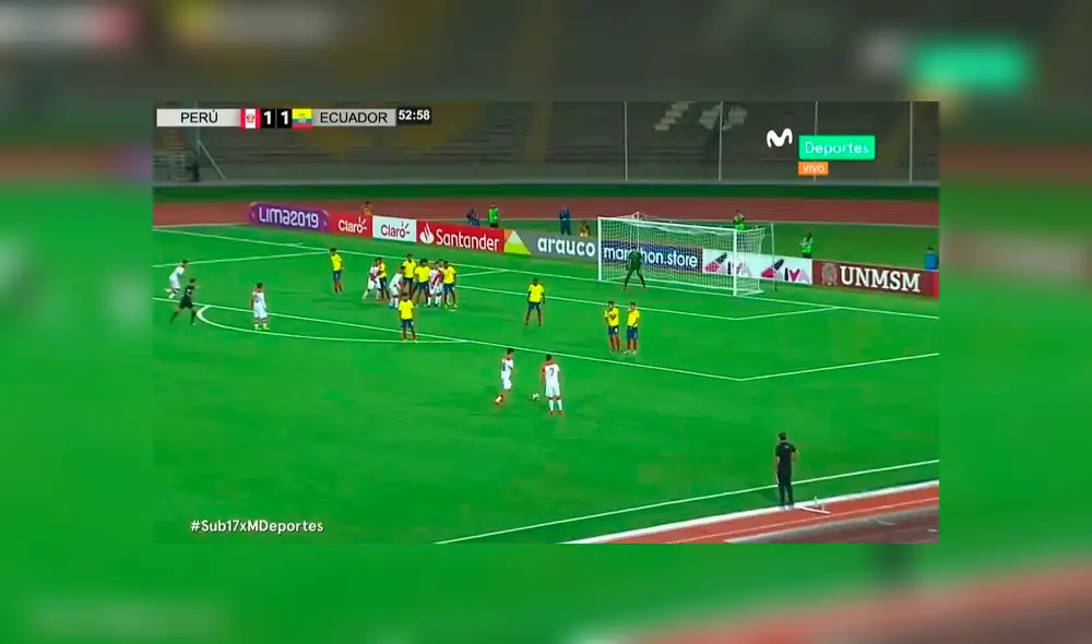 Perú vs Ecuador Sub 17: descomunal remate de Celi decretó el 1-1 'bicolor' [VIDEO]