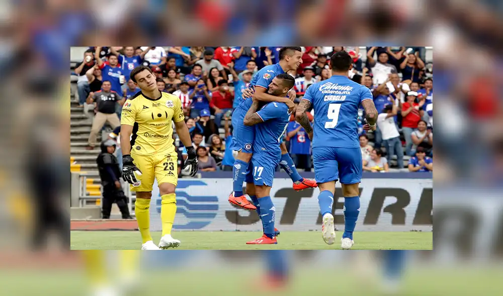 Cruz Azul goleó 4-1 a Lobos BUAP por la Liga MX [RESUMEN]