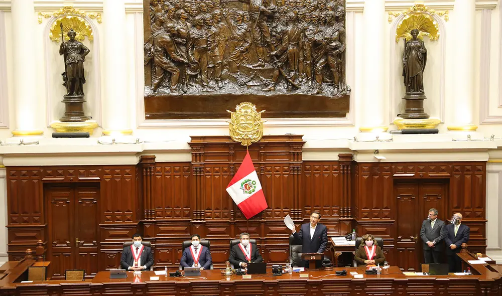 Martín Vizcarra, Congreso. Foto: Presidencia. Martín Vizcarra, Congreso. Foto: Presidencia.