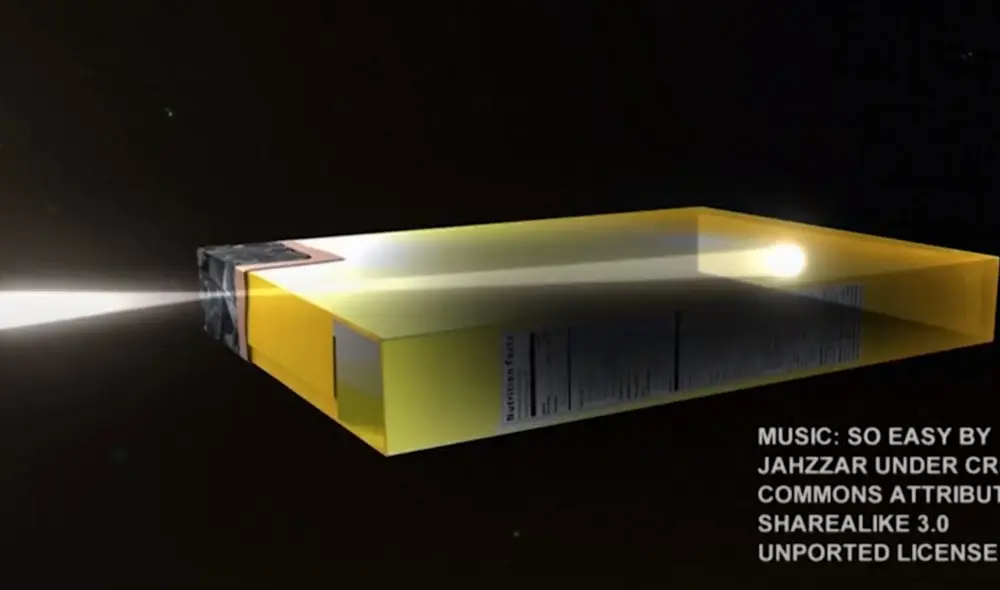 Se recomienda el uso de un proyector casero para evitar generar daños en la retina del ojo. Foto: Captura de Youtube.