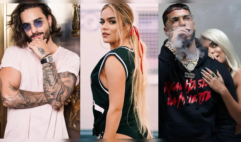 YouTube: Karol G reemplaza a su novio Anuel AA por Maluma [VIDEO]
