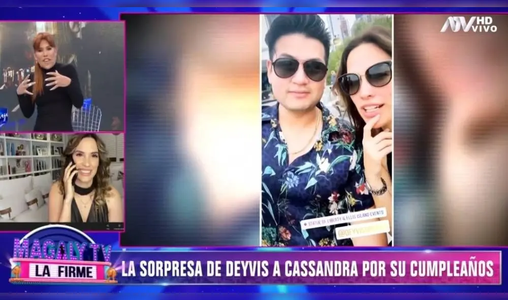Deyvis Orosco estrenó la medianoche de este viernes 7 de agosto, día de nacimiento de Cassandra Sánchez, la canción “Eres tú.  (Foto: Captura ATV)