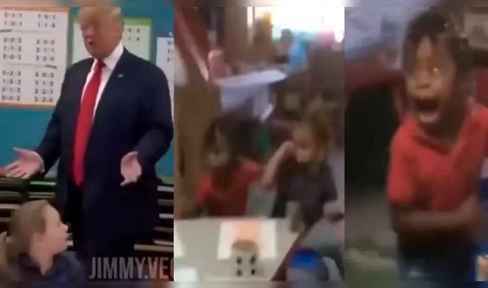 Facebook Viral: ¿Donald Trump aterró a niños de escuela primaria? [VIDEO]