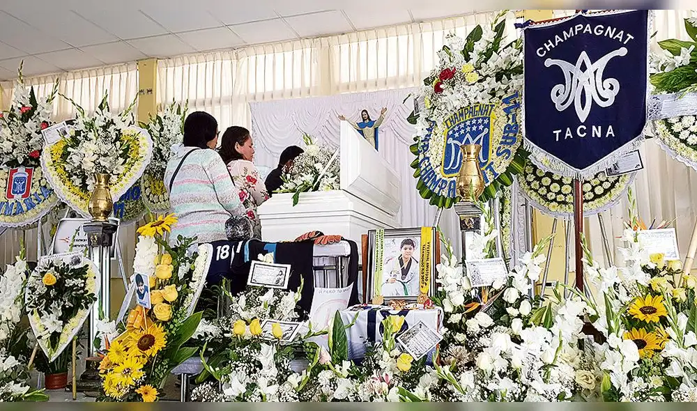 VELORIO. Rafael era un reconocido deportista de taekwondo. VELORIO. Rafael era un reconocido deportista de taekwondo.