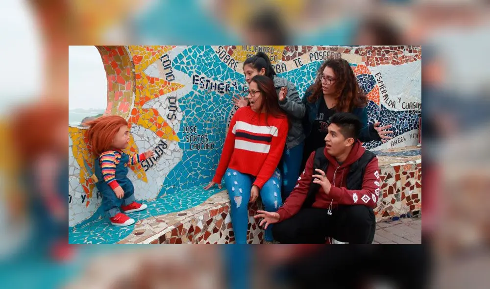 Chucky: El muñeco diabólico se pasea por calles de Lima. Foto: Difusión. Chucky: El muñeco diabólico se pasea por calles de Lima. Foto: Difusión.