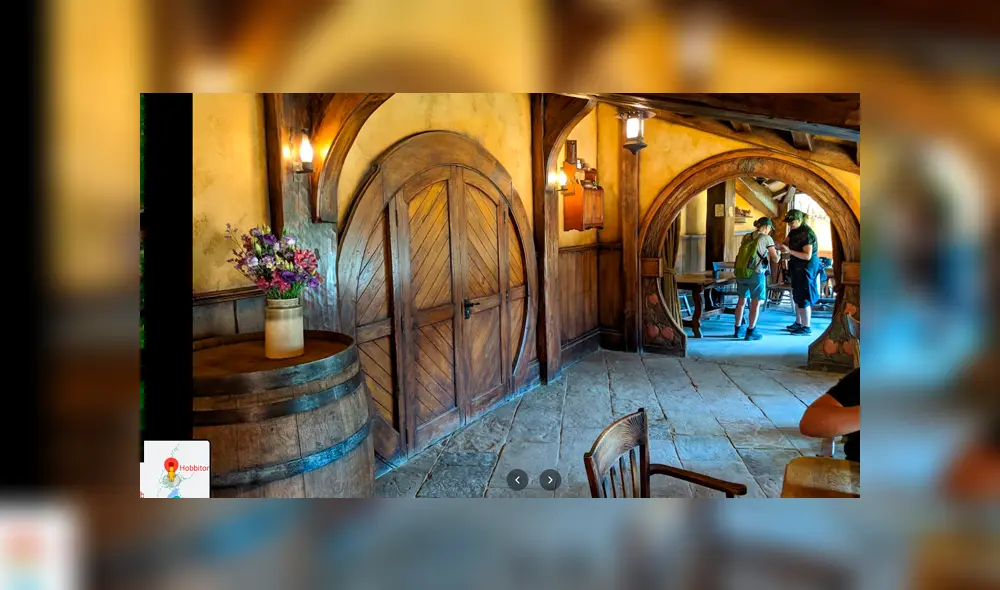 Desliza las imágenes para ver cómo luce realmente la Comarca que aparece en el Señor de los Anillos. Fotocapturas: Google Maps.