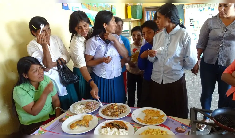 Familias reconocieron bondades nutricionales de alimentos