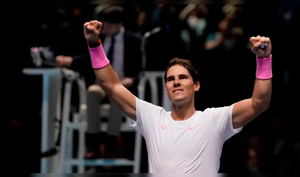 Rafael Nadal vs. Tsitsipás: el español superó al griego en el ATP Finals.