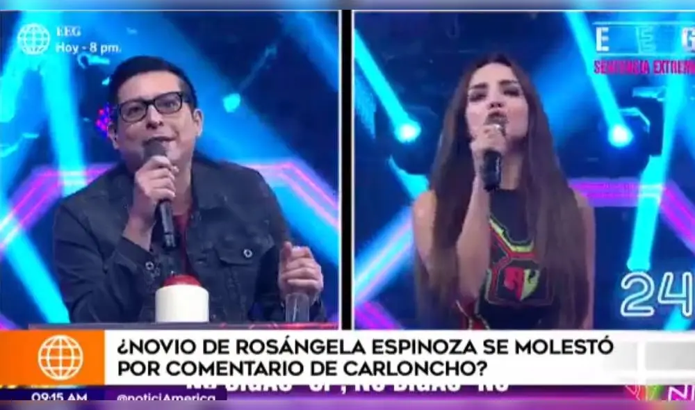 Rosángela Espinoza y 'Carloncho' Rosángela Espinoza y 'Carloncho'