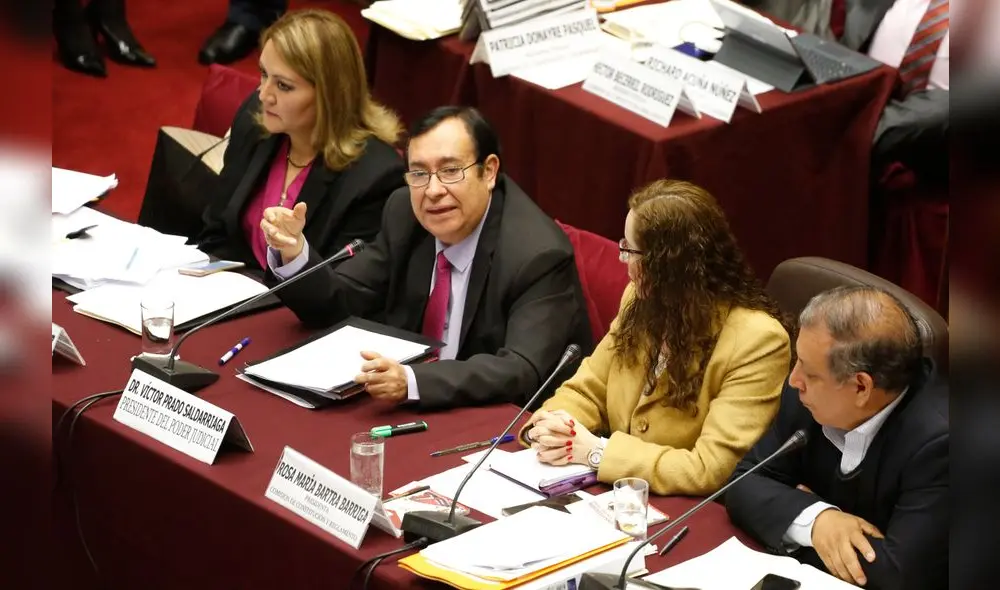 En el Congreso, presidente del Poder Judicial cree viable la reforma del CNM 