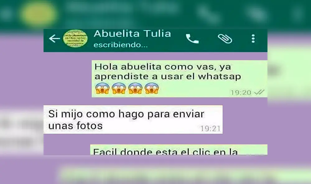 WhatsApp: Abuela envía, por error, fotos íntimas a su nieto [FOTOS] 